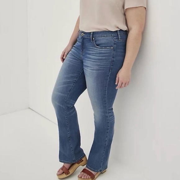 Torrid feel the fit vintage stretch mid-rise slim bootcut size 20R jeans EUC - Picture 2 of 6